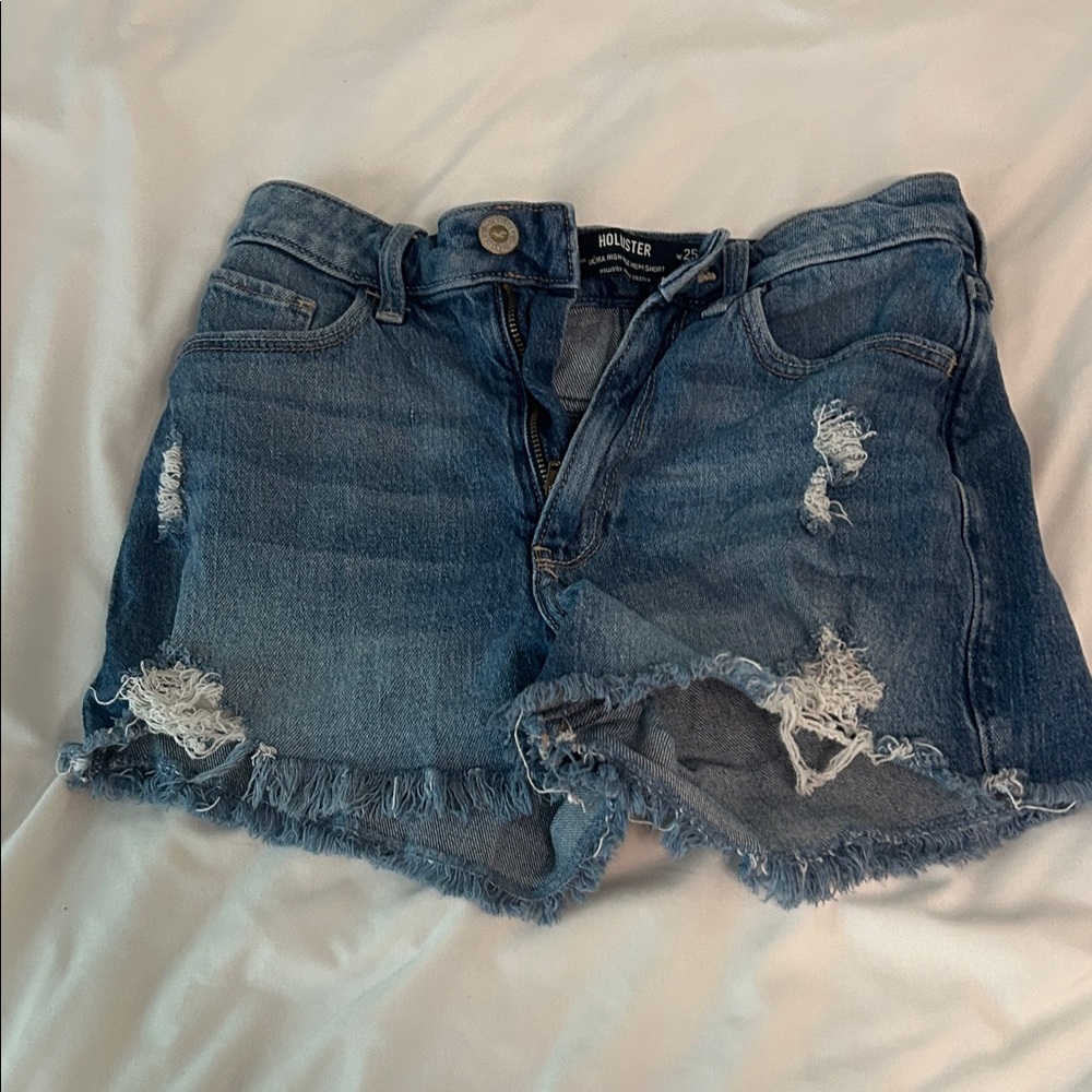 Hollister Women's Classic Blue Jean Shorts